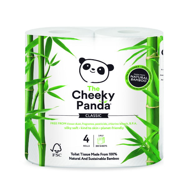 The Cheeky Panda Bamboo Toilet Tissue